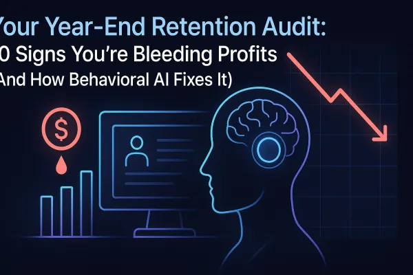 Your Year-End Retention Audit: 10 Signs You're Bleeding Profits (And How Behavioral AI Fixes It)